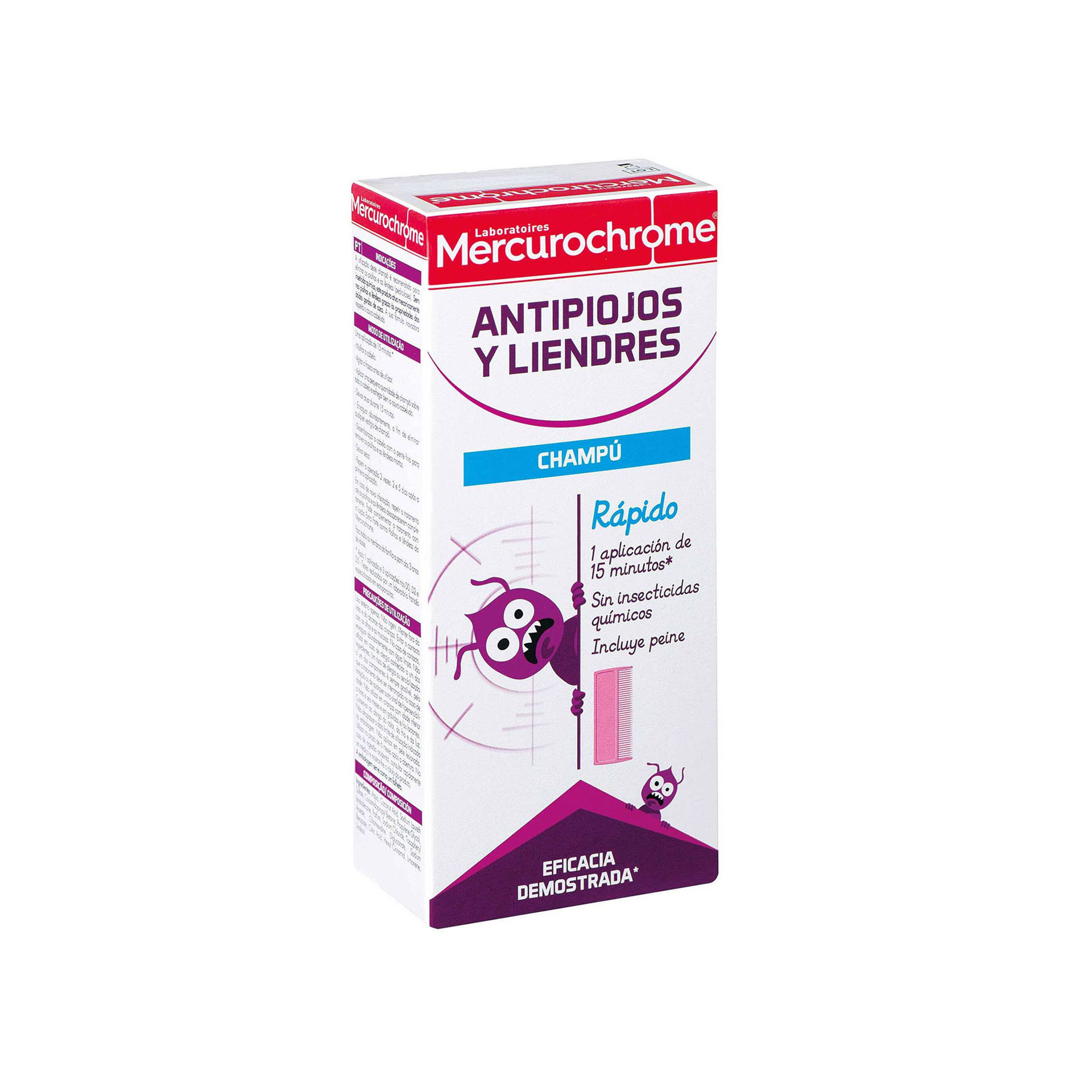 Shampoo Anti Piolhos e Lendeas 125Ml