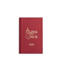 Agenda Diria 2026 Mini Condor Vermelho 10X16cm