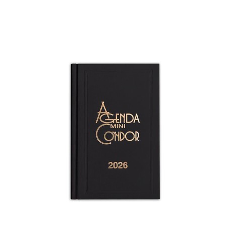 Agenda Diária 2026 Mini Condor Preto 10X16cm - Image product