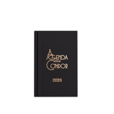 Agenda Di�ria 2026 Mini Condor Preto 10X16cm