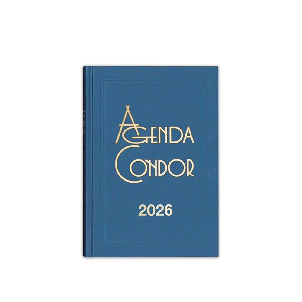 Agenda Diária Escritório 2026 Condor Azul 14X21cm