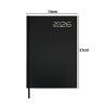 Agenda Diria 2026 Orion Preto 14X21cm