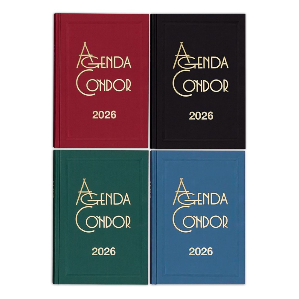 Agenda Diária Escritório 2026 Condor Azul 14X21cm