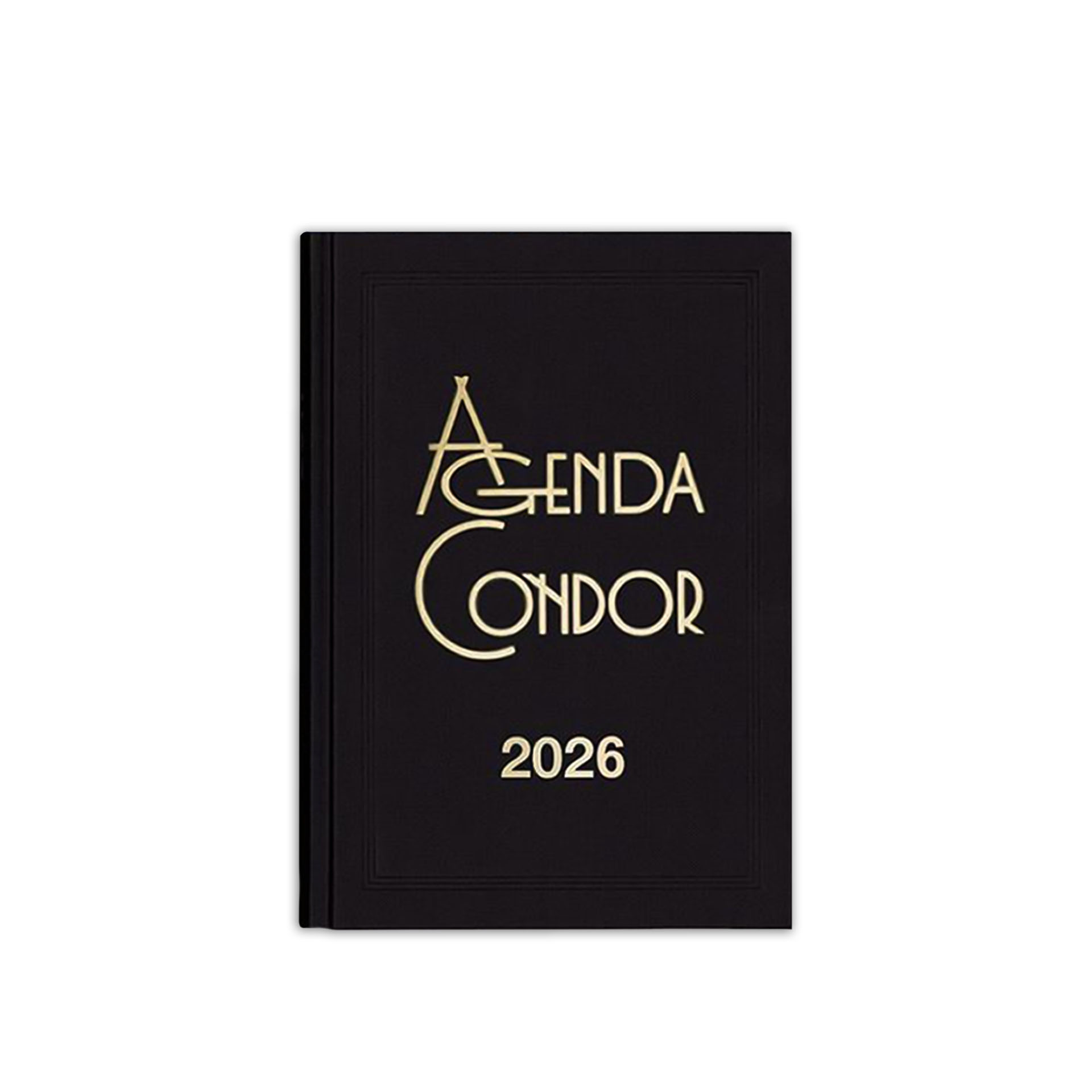 Agenda Diária Escritório 2026 Condor Preto 14X21cm