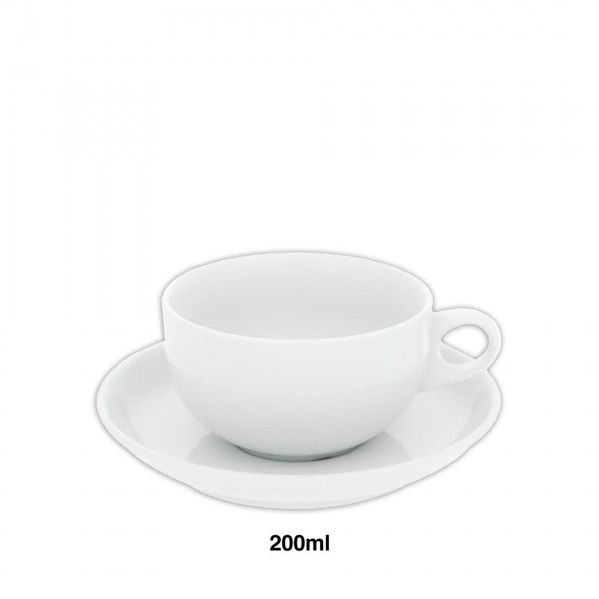 Chávena Chá Coimbra com pires 200ml Chávena Chá Coimbra com pires 200ml