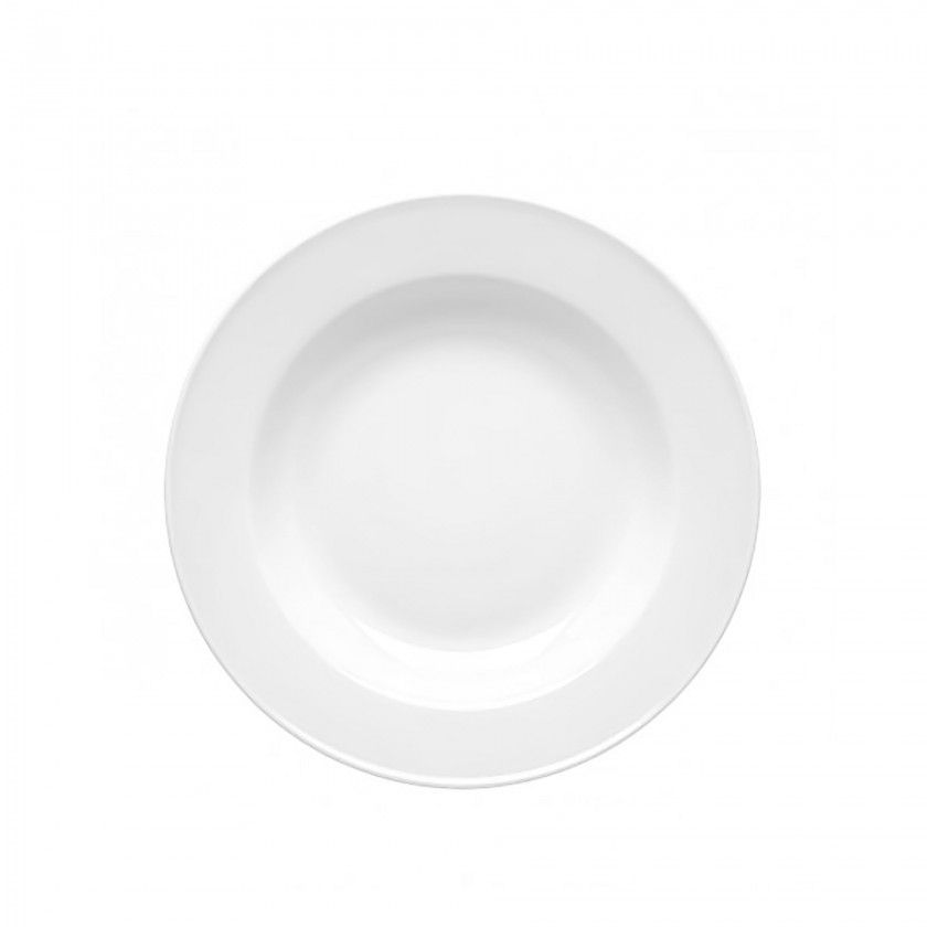 Prato Sopa Coimbra Branco 21cm