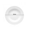 Prato Sopa Coimbra Branco 21cm Prato Sopa Coimbra Branco 21cm