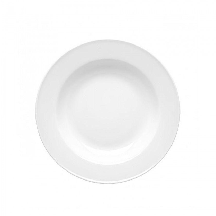 Prato Sopa Coimbra Branco 24cm