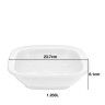 Saladeira Coimbra Quadrada 1203ml 23.7X23.7X6.1cm Saladeira Coimbra Quadrada 1203ml 23.7X23.7X6.1cm