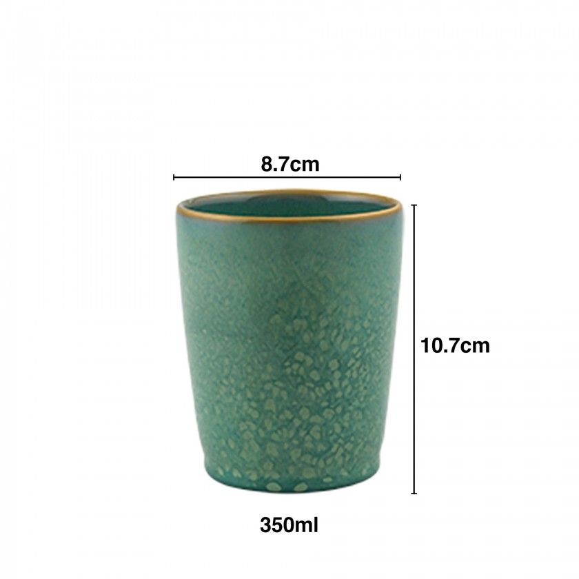 Copo Jade Gemstone 350ml 8.7X10.7cm Copo Jade Gemstone 350ml 8.7X10.7cm