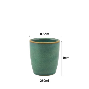 Copo Jade Gemstone 250ml 8.5x9cm