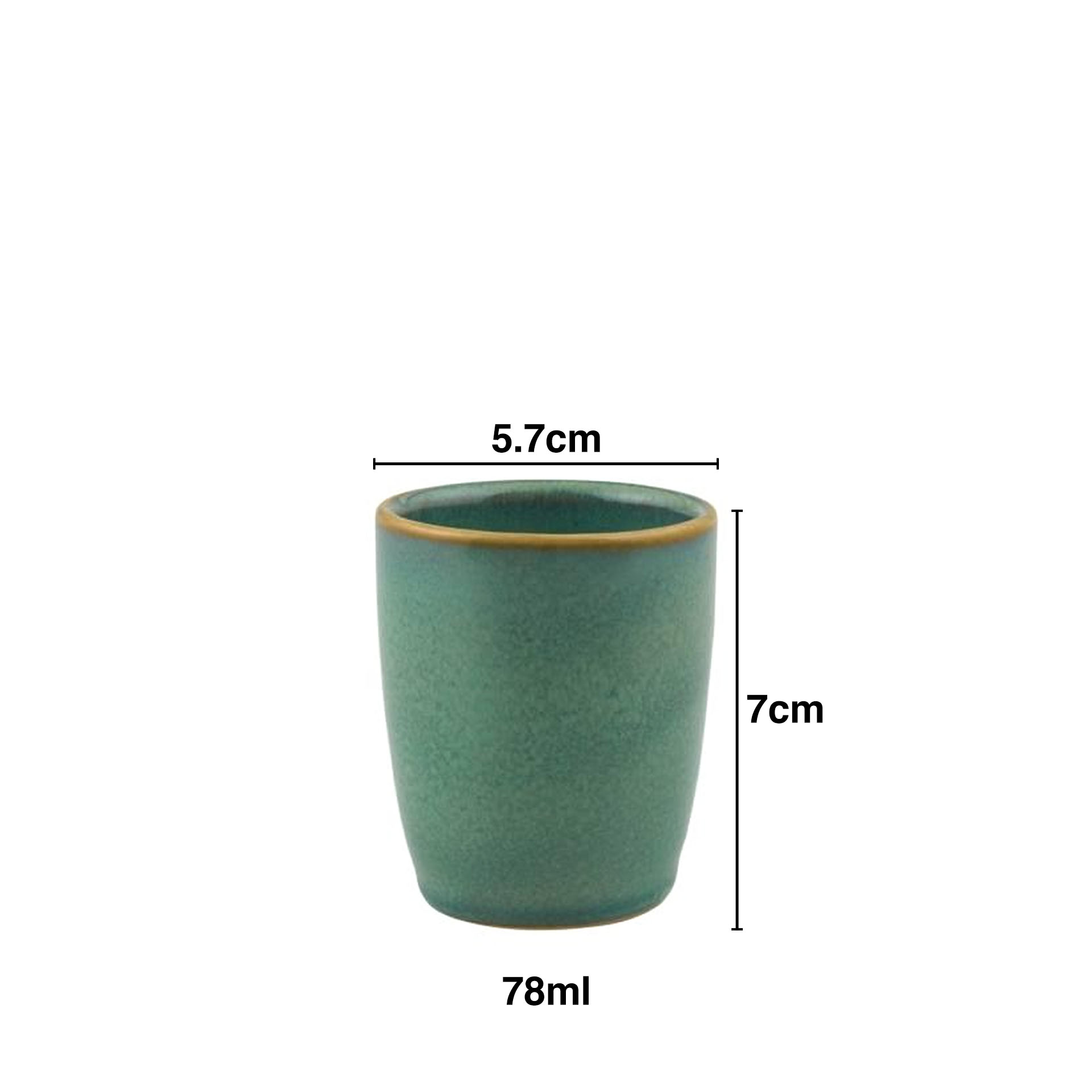 Copo Jade Gemstone 78ml 5.7X7cm