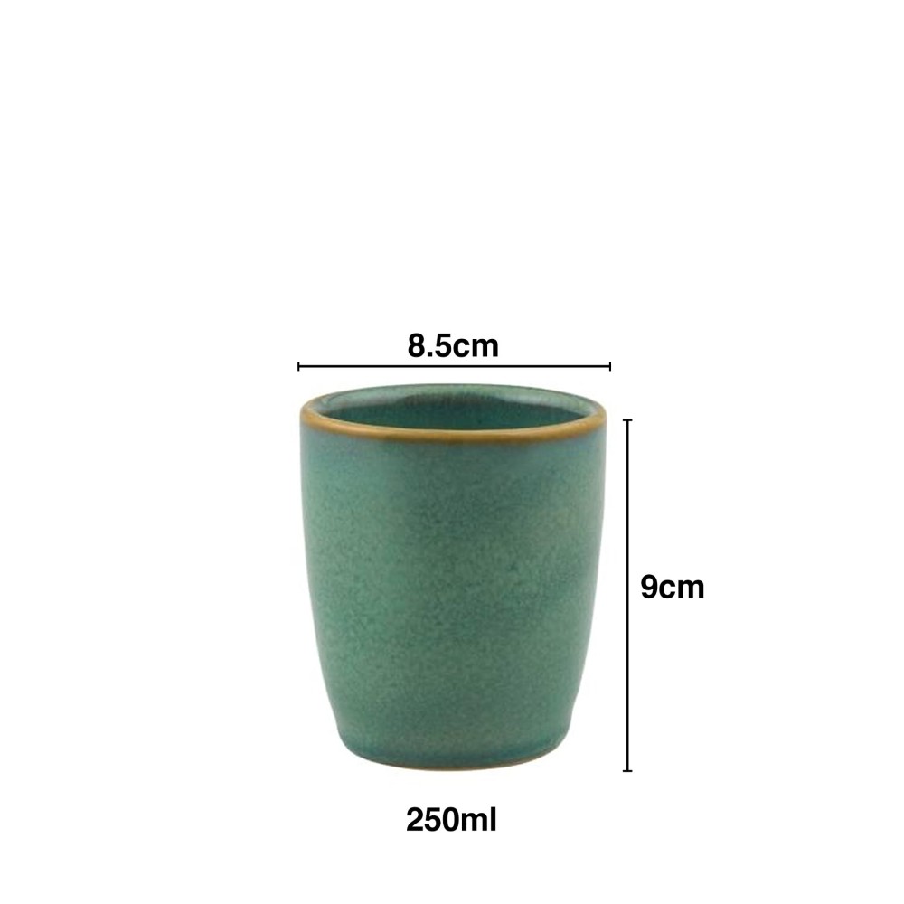 Copo Jade Gemstone 250ml 8.5x9cm