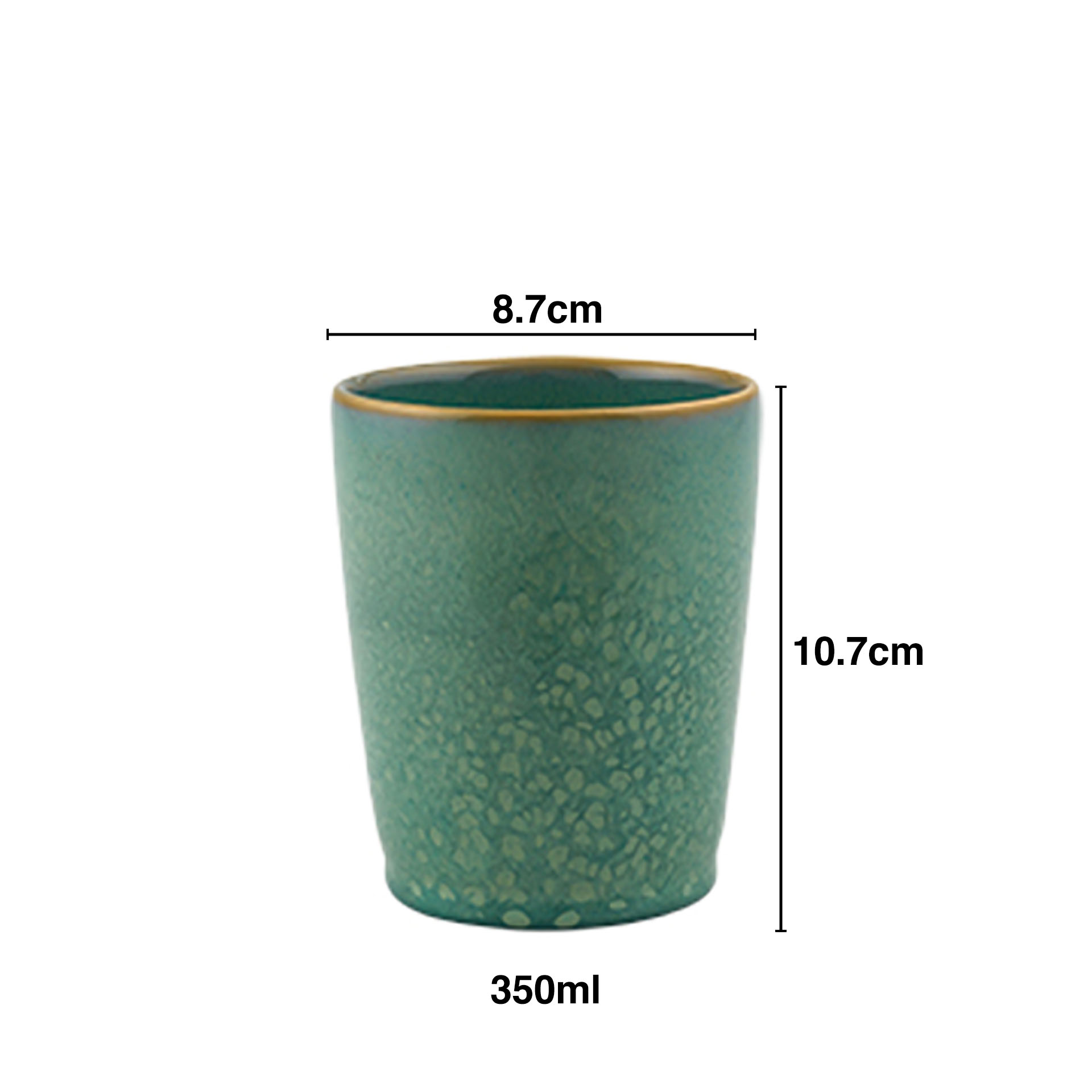 Copo Jade Gemstone 350ml 8.7X10.7cm