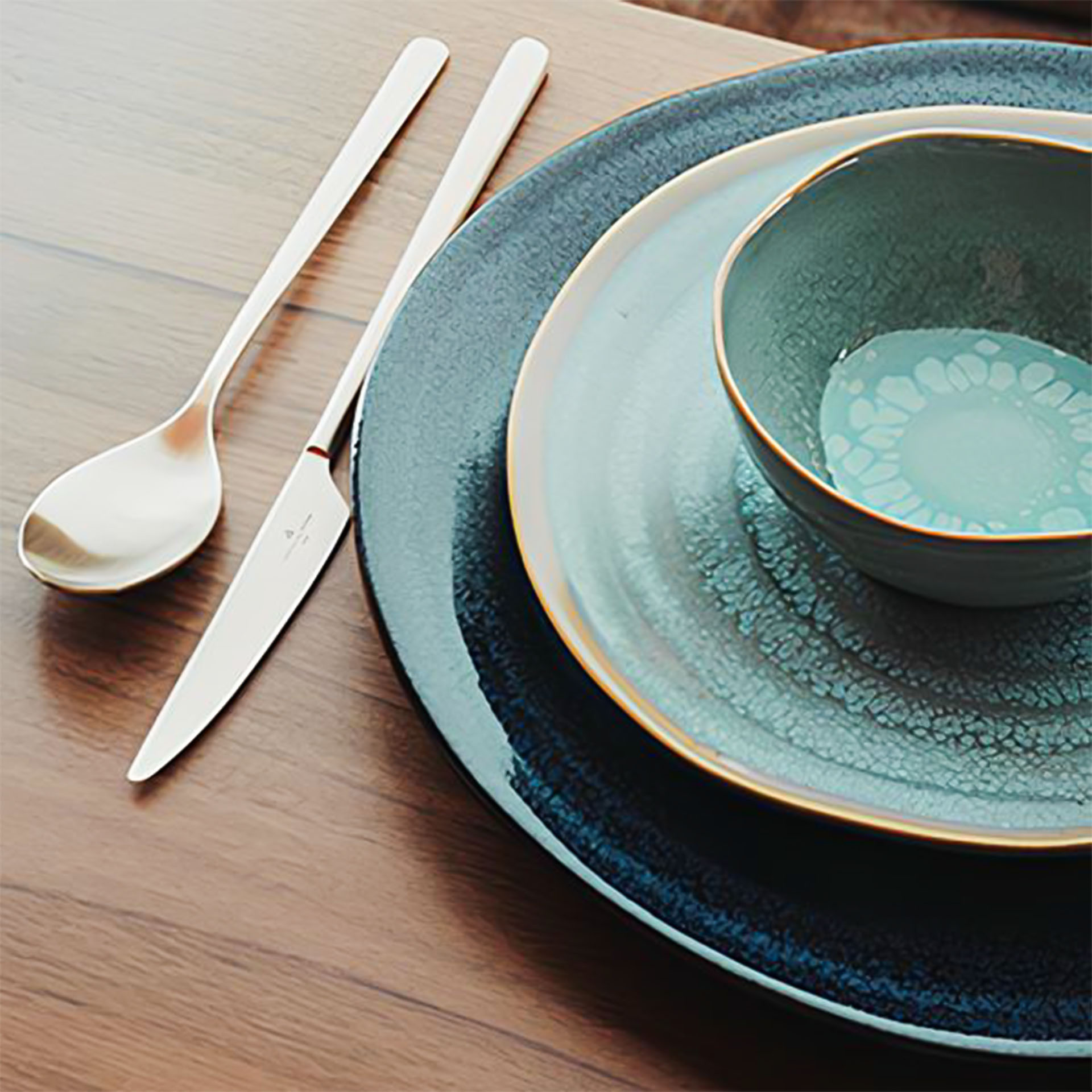 Prato Sobremesa Jade Gemstone 22cm