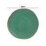 Prato Raso Jade Gemstone 28X2.5cm Prato Raso Jade Gemstone 28X2.5cm