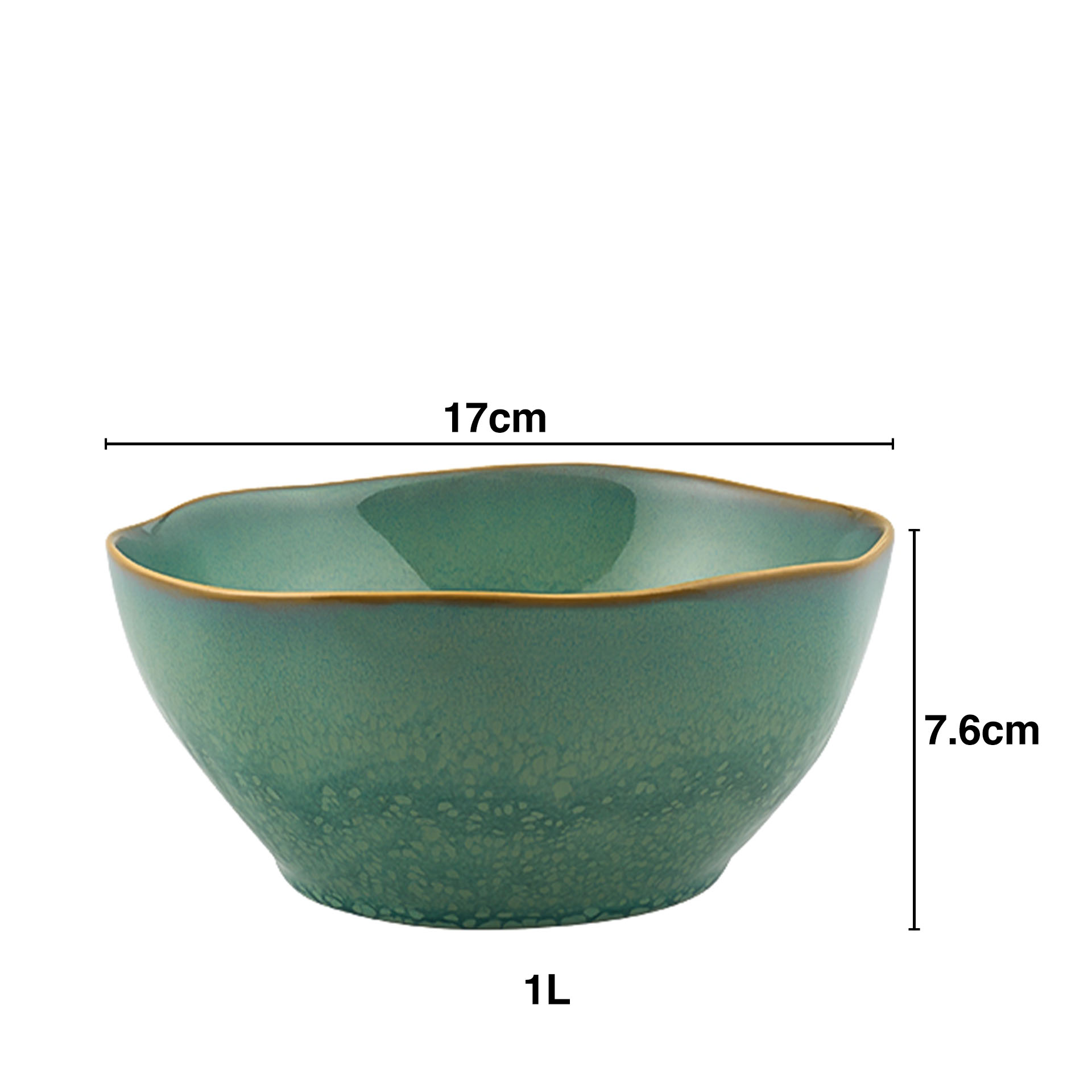 Taça Jade Gemstone 1000ml 17X7.6cm