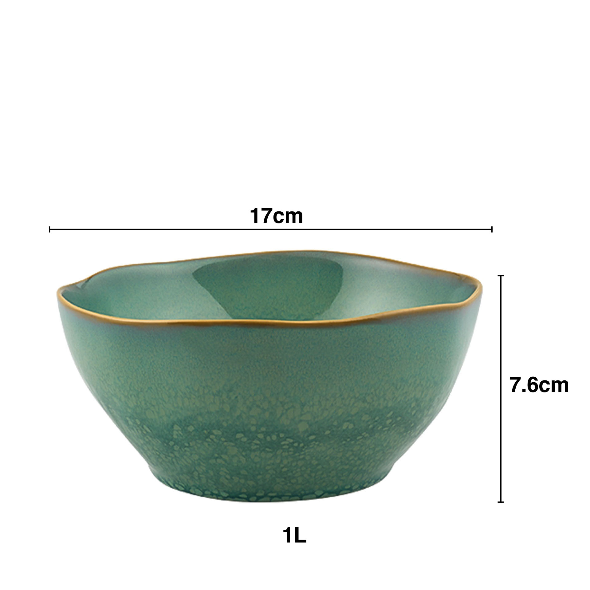 Taça Jade Gemstone 1000ml 17X7.6cm