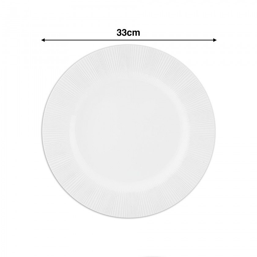 Prato Marcador Verve Wh 33cm Prato Marcador Verve Wh 33cm