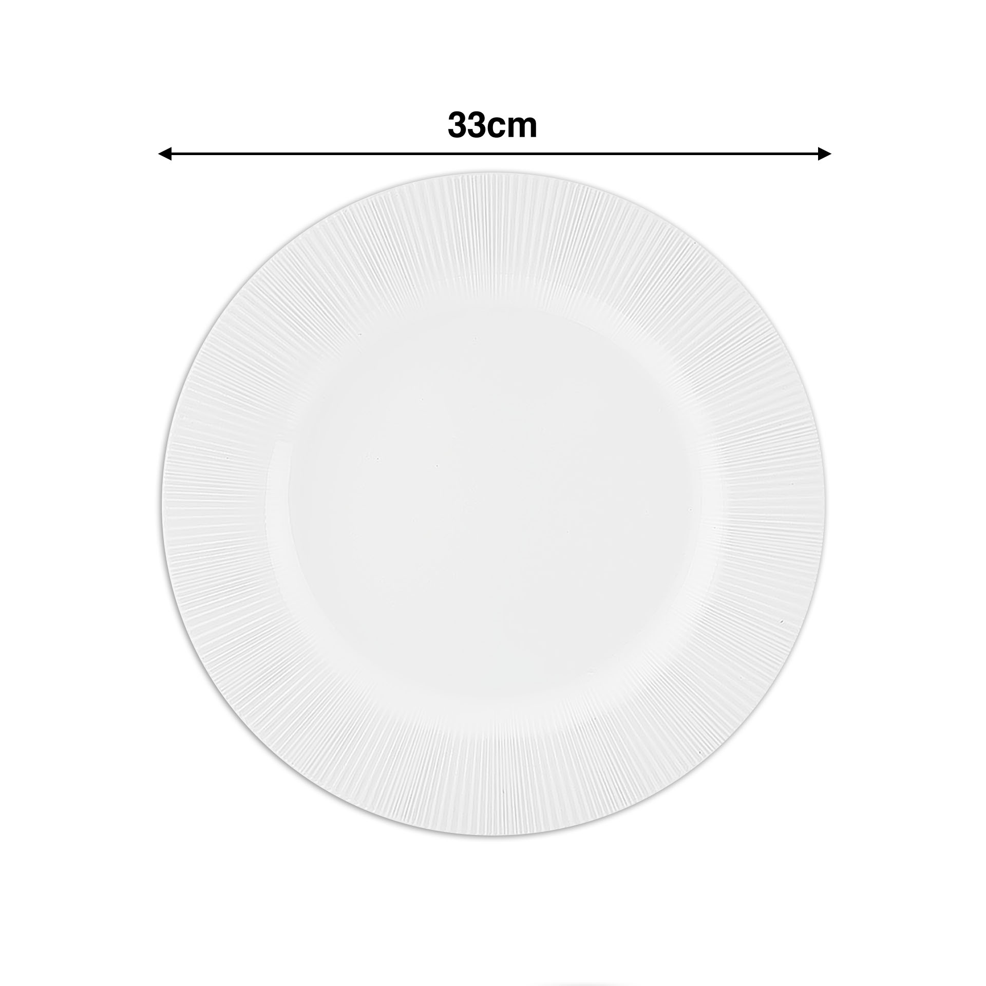Prato Marcador Verve Wh 33cm