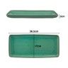 Travessa Jade Gemstone 36.5X17X3cm Travessa Jade Gemstone 36.5X17X3cm