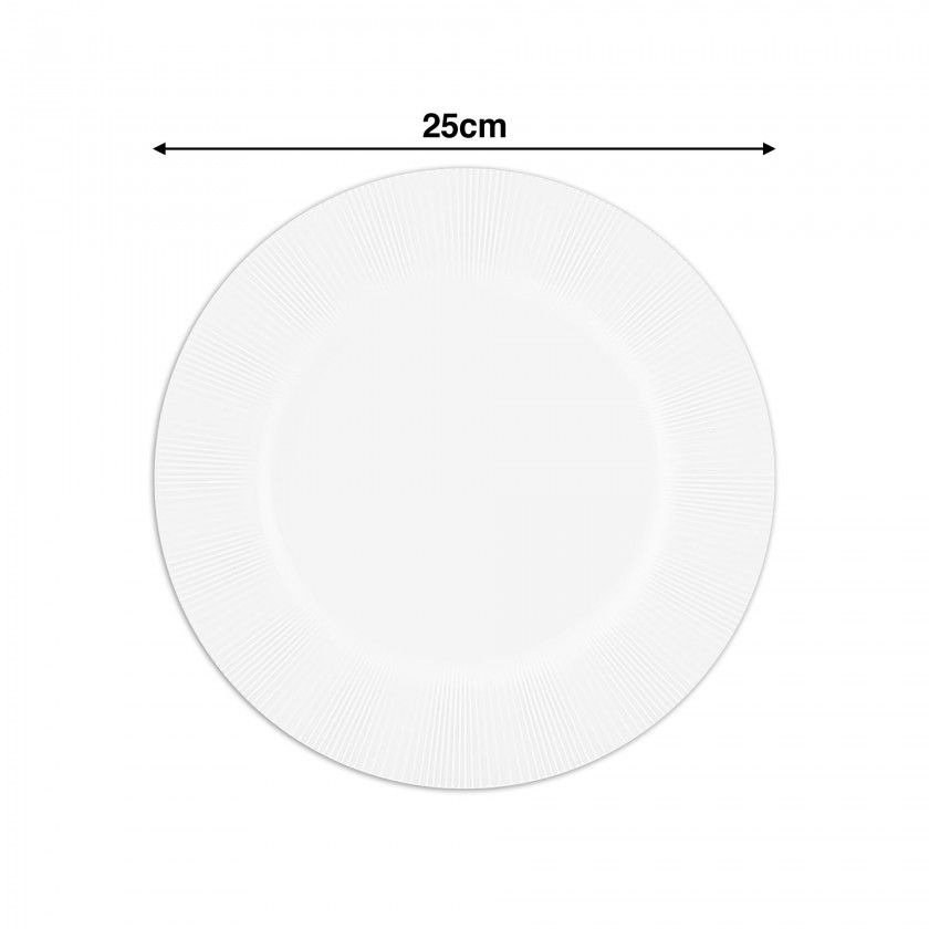 Prato Raso Verve Wh 25cm Prato Raso Verve Wh 25cm