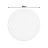 Prato Raso Verve Wh 25cm