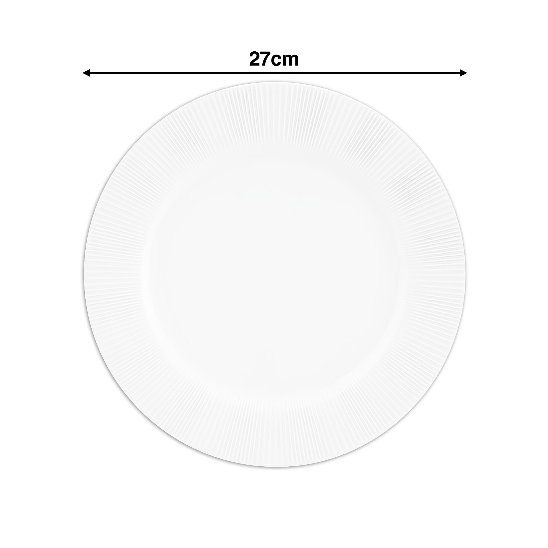 Prato Raso Verve Wh 27cm