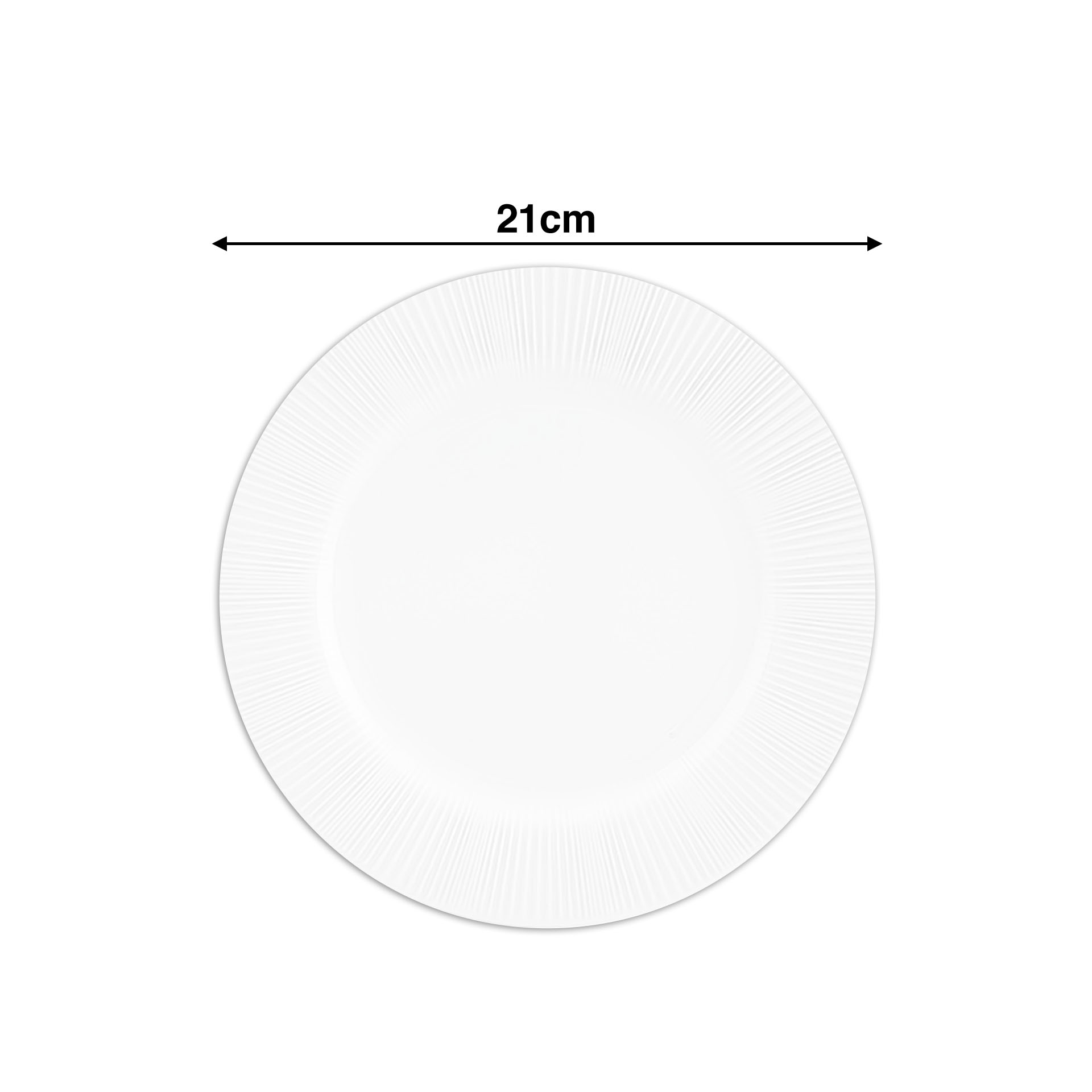 Prato Sobremesa Verve Wh 21cm