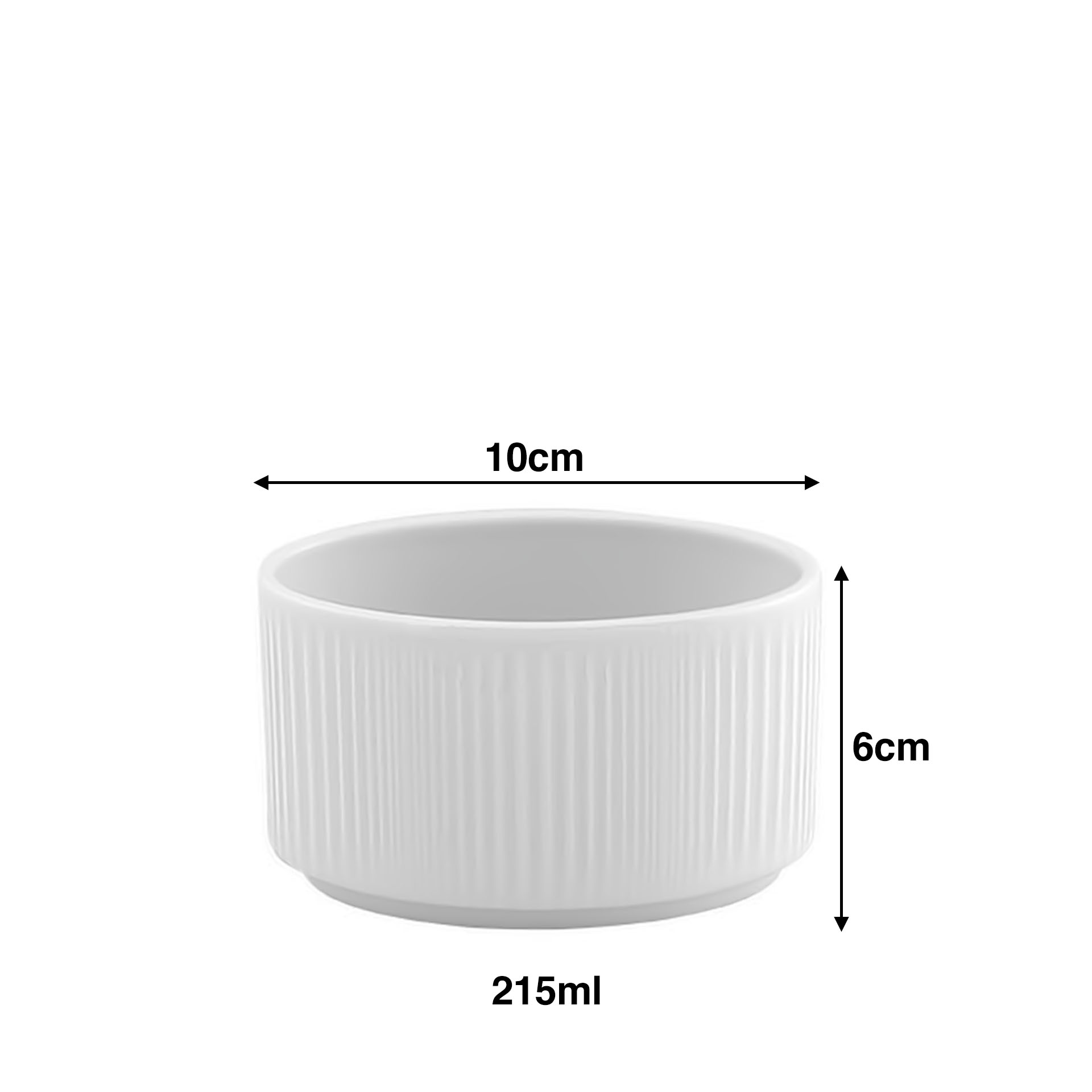 Açucareiro Verve Wh Pacotes 215ml 8.7cm 10X7X6cm