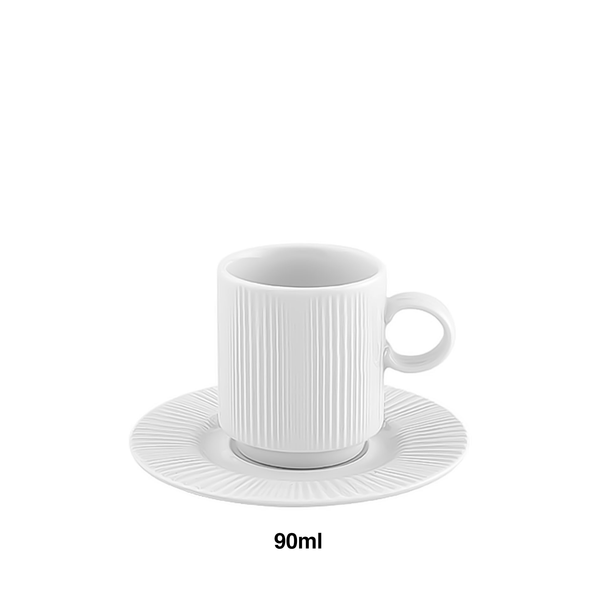 Chávena Café Verve Wh 90ml com pires