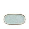 Travessa Rustic Blend Oval Turquesa 30X15X3cm