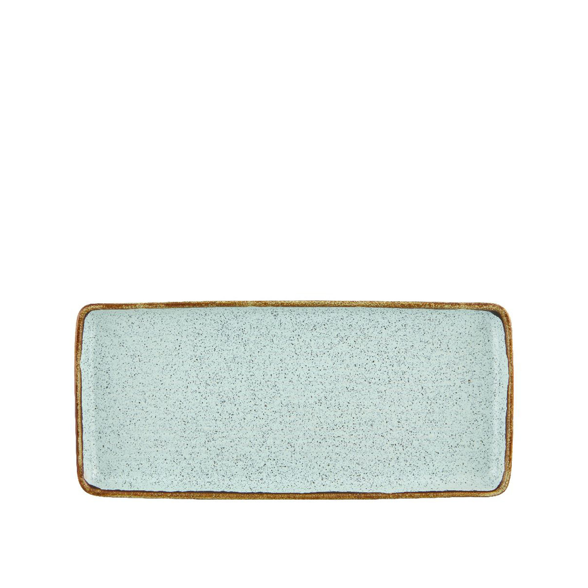 Travessa Rustic Blend Turquesa 36.5X17X3cm