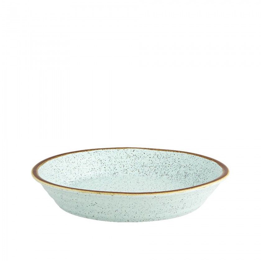 Prato Fundo Rustic Blend Turquesa 900ml 23X4cm
