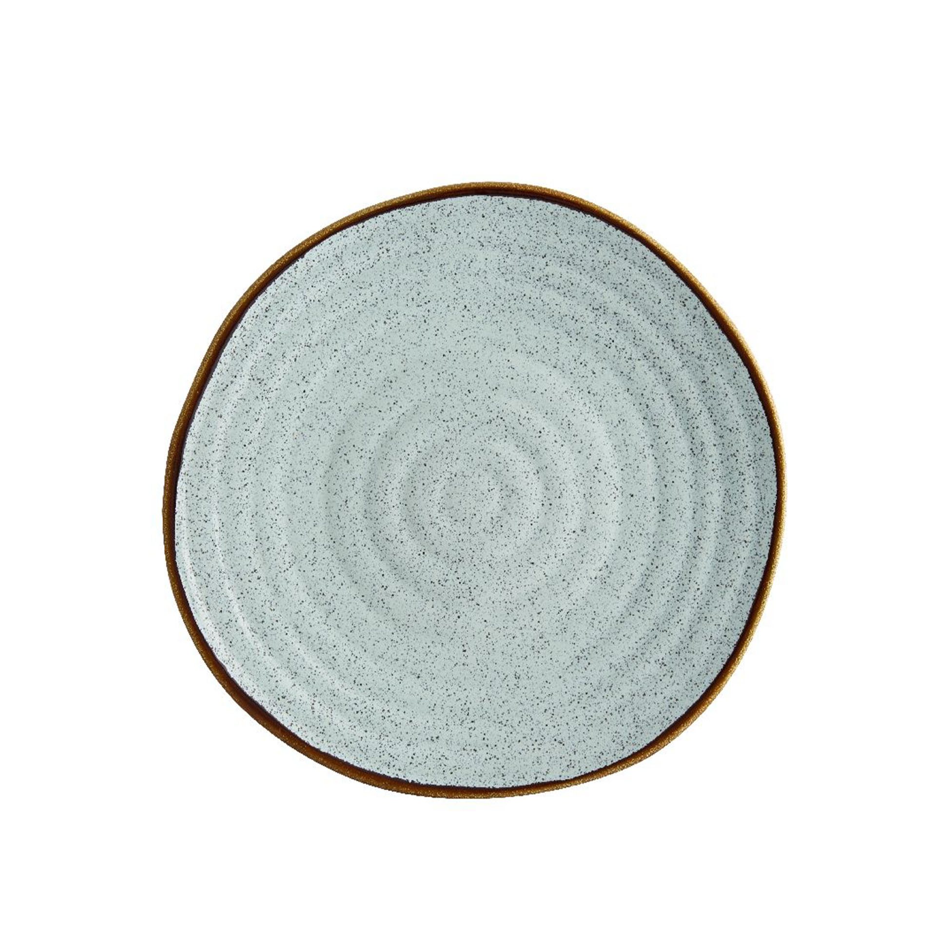 Prato Raso Rustic Blend Turquesa 28X2.5cm