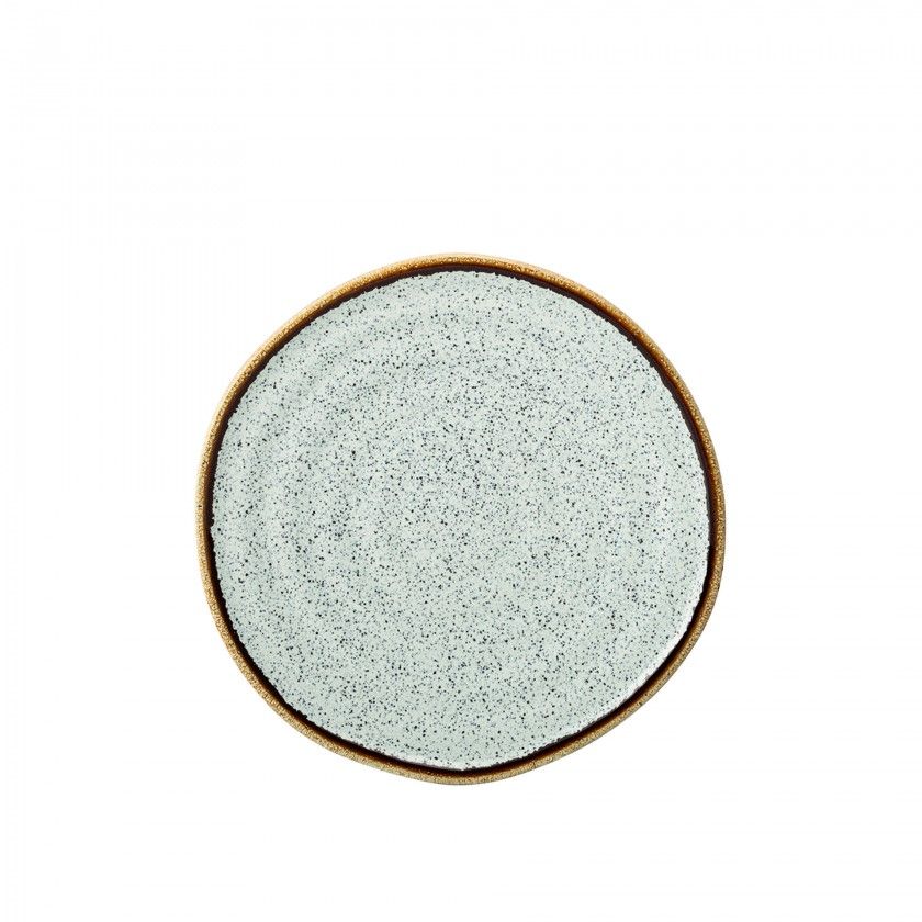 Prato Po Rustic Blend Turquesa 16X2.5cm