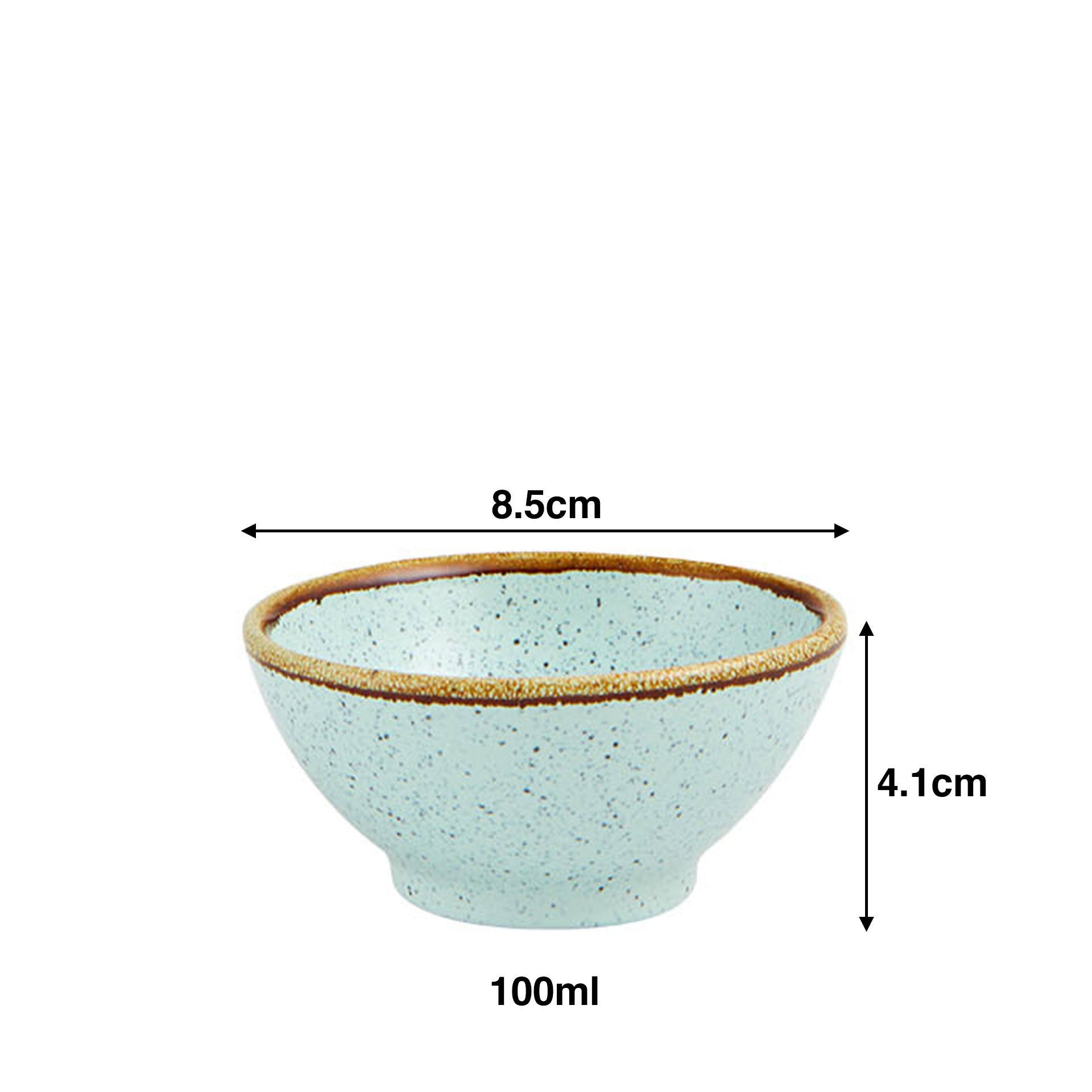 Taça Rustic Blend Turquesa 100ml 8.5X4.1cm