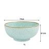 Taça Rustic Blend Turquesa 1000ml 17X8.1cm Taça Rustic Blend Turquesa 1000ml 17X8.1cm