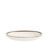 Travessa Rustic Blend Oval Branco 27X20X4.5cm