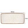 Travessa Rustic Blend Branco 36.5X17X3cm