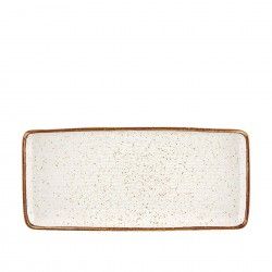 Travessa Rustic Blend Branco 36.5X17X3cm