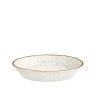 Prato Fundo Rustic Blend Branco 900ml 23X4cm Prato Fundo Rustic Blend Branco 900ml 23X4cm