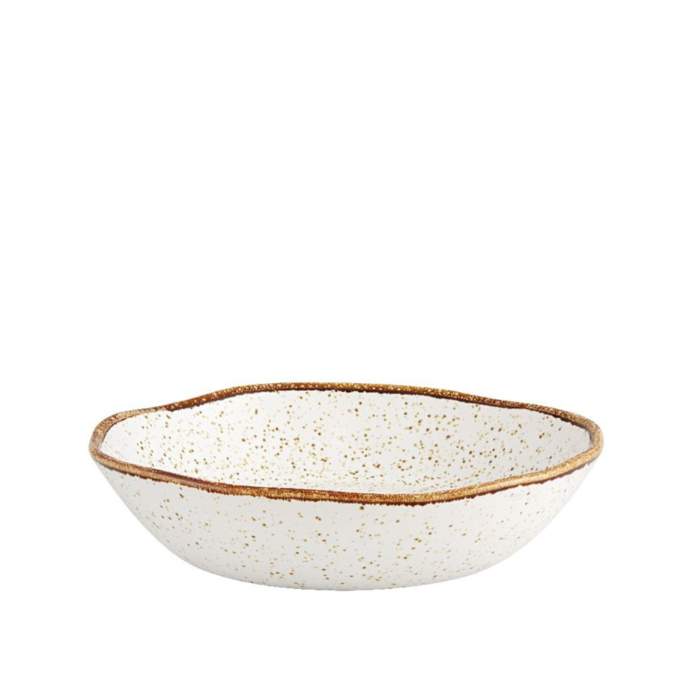 Prato Sopa Rustic Blend Branco 900ml 22X5cm