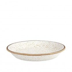 Prato Fundo Rustic Blend Branco 900ml 28X4cm