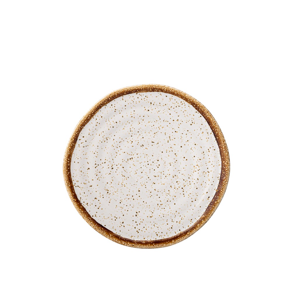 Prato P�o Rustic Blend Branco 16X2.5cm
