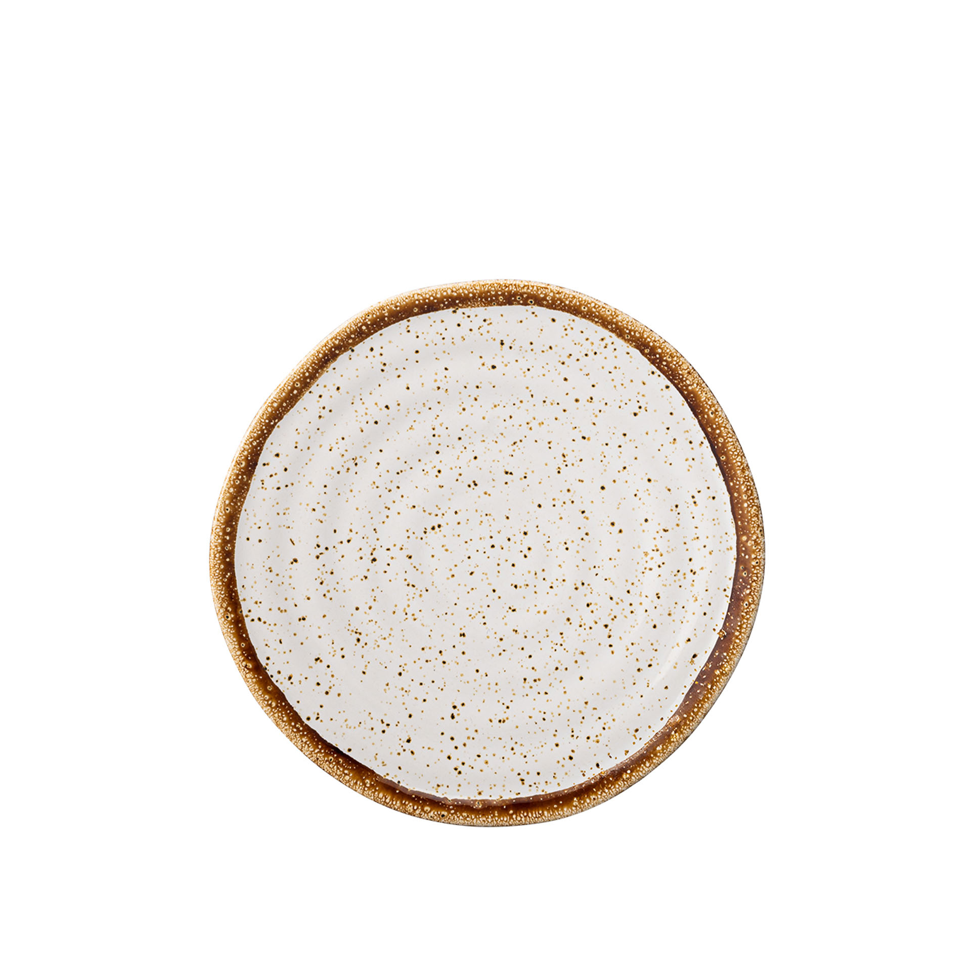 Prato Pão Rustic Blend Branco 16X2.5cm