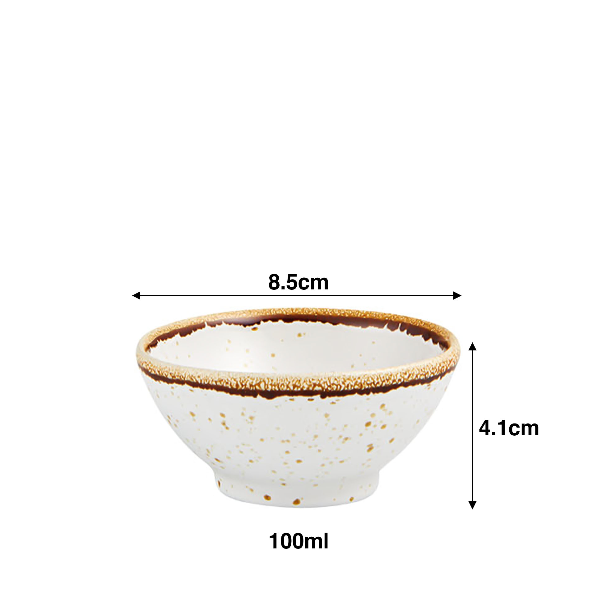 Taça Rustic Blend Branco 100ml 8.5X4.1cm