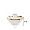Taça Rustic Blend Branco 100ml 8.5X4.1cm Taça Rustic Blend Branco 100ml 8.5X4.1cm