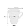 Caneca Perla 396ml 12.5X9.7X11.1cm Caneca Perla 396ml 12.5X9.7X11.1cm