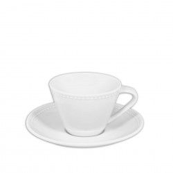 Chvena Caf Perla com Pires 125ml 12.3X1.7cm